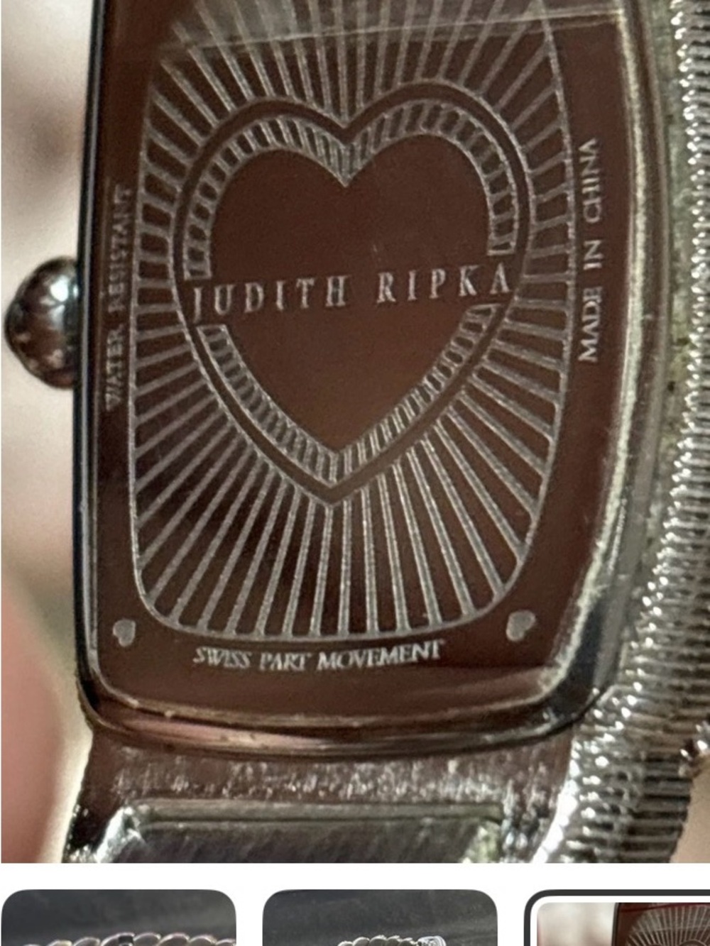 Judith Ripka Blue Topaz & Mother-ofPearl Stainless Steel Watch w/Quartz Movement - Picture 5 of 15